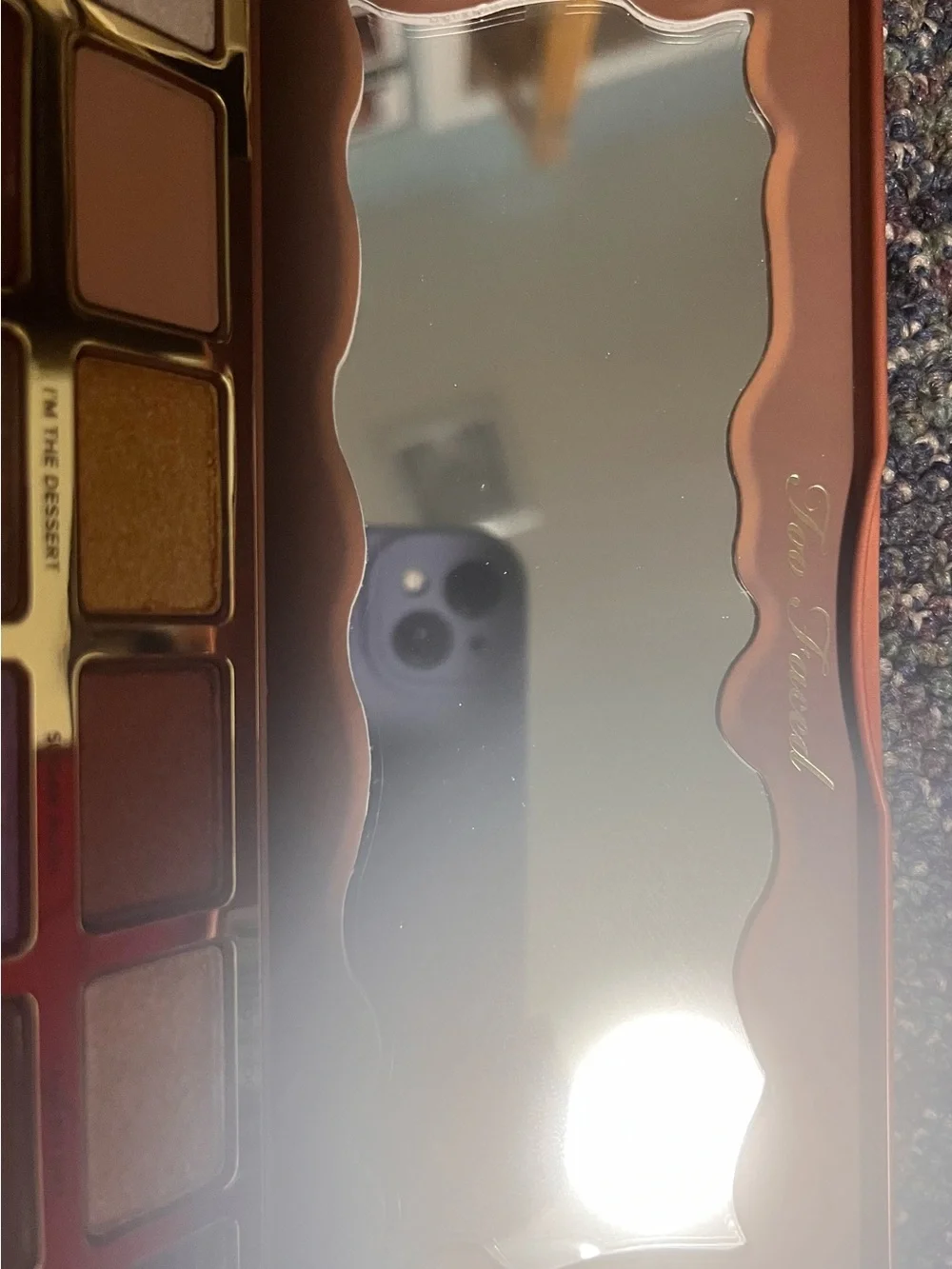 Too Faced Copper Chocolate Palette Packaging - Brown & Copper